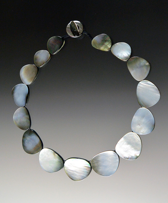 Bess Heitner: Black Lip Mother of Pearl Necklace | Rendezvous Gallery