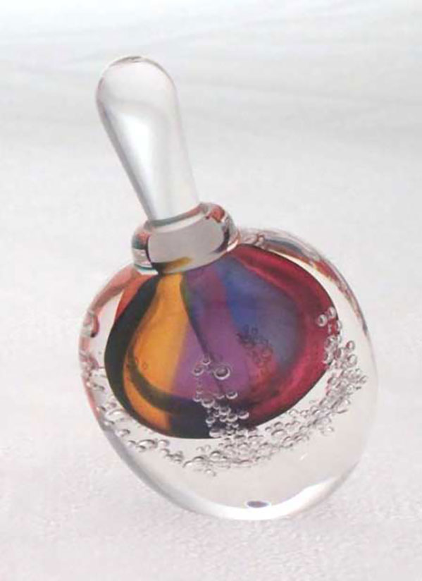 Mini Angled Perfume by Blodgett Glass | Rendezvous Gallery