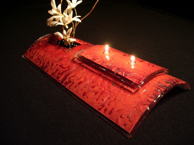 J Moilanen Studio:  Arched Oil Lamp/Ikebana | Rendezvous Gallery