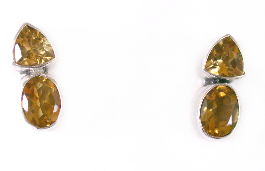 Amy Kahn Russell Online Trunk Show: Citrine Post Earrings | Rendezvous Gallery